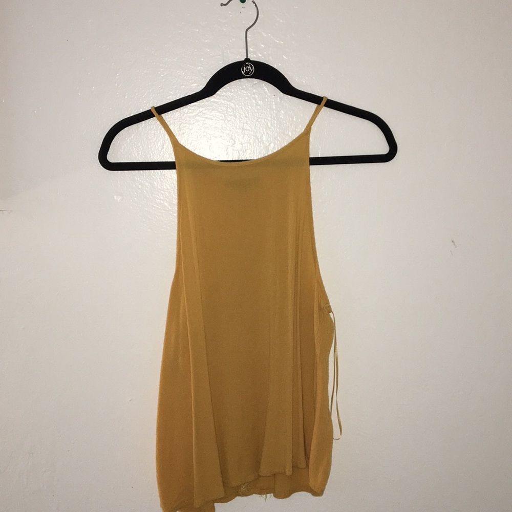 Yellow tank top/blouse